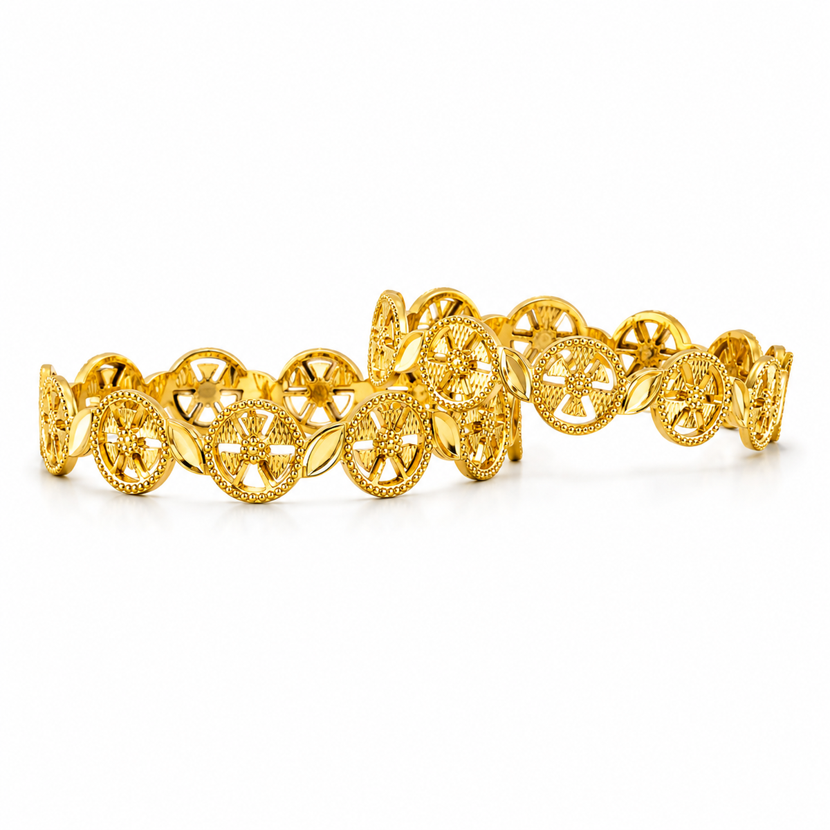 GOLD BANGLES - 5