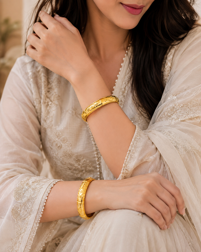 GOLD BANGLES - 2