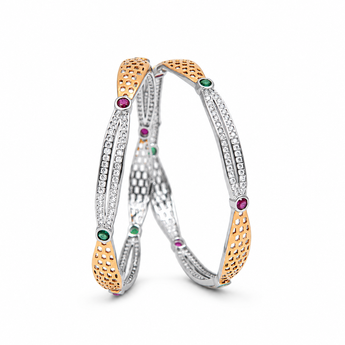 GOLD BANGLES - 9