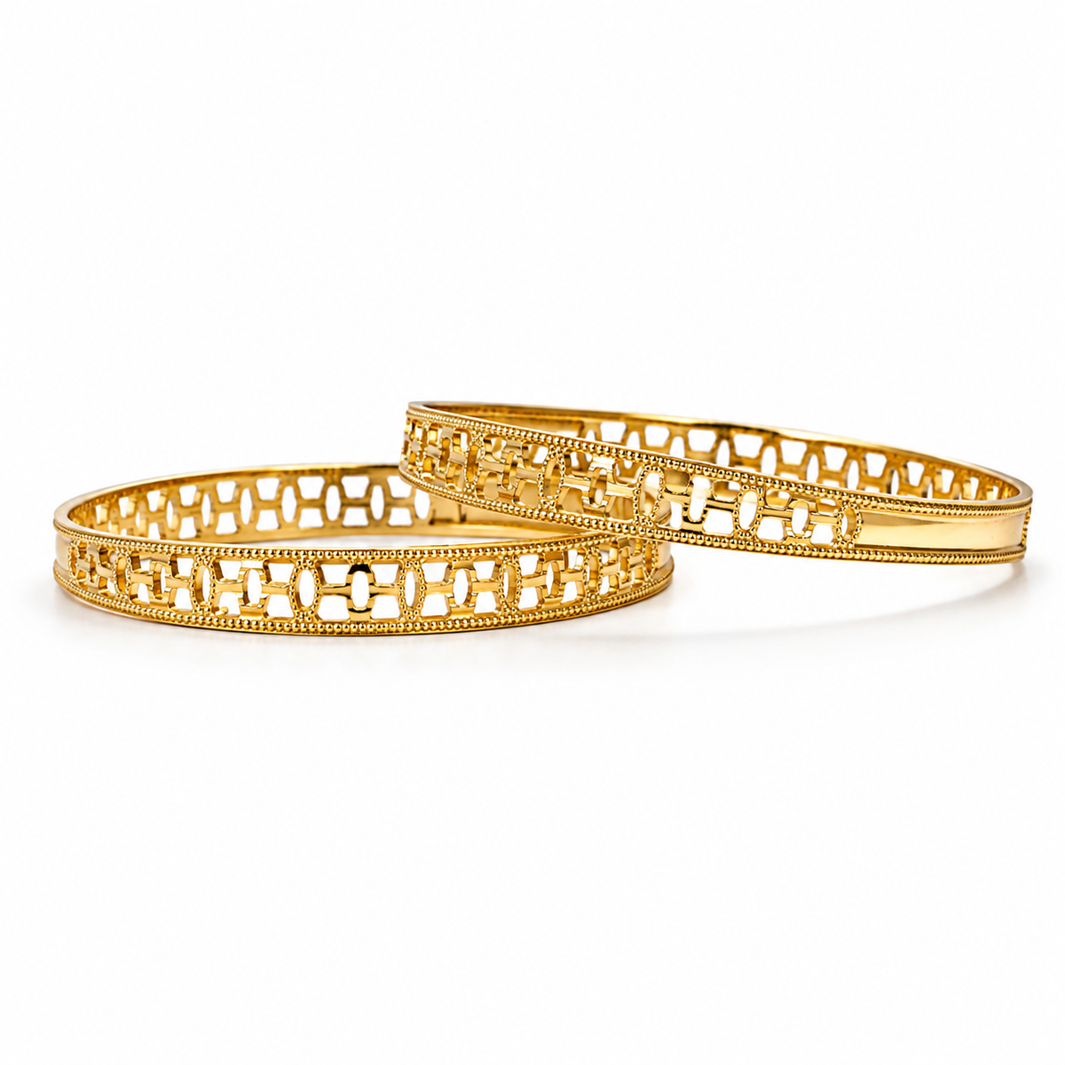 GOLD BANGLES - 4
