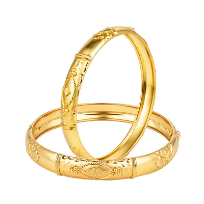 GOLD BANGLES - 2