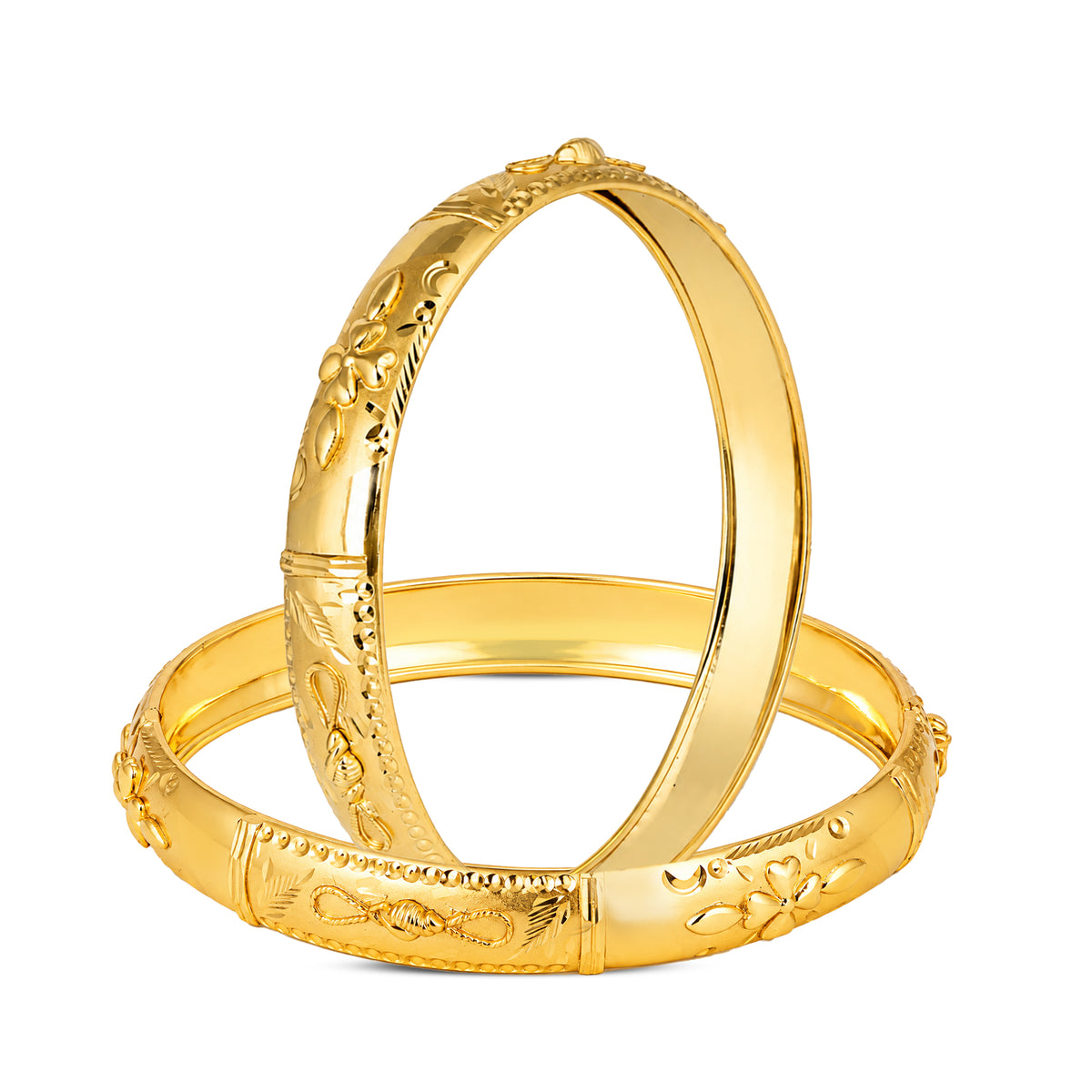 GOLD BANGLES - 1