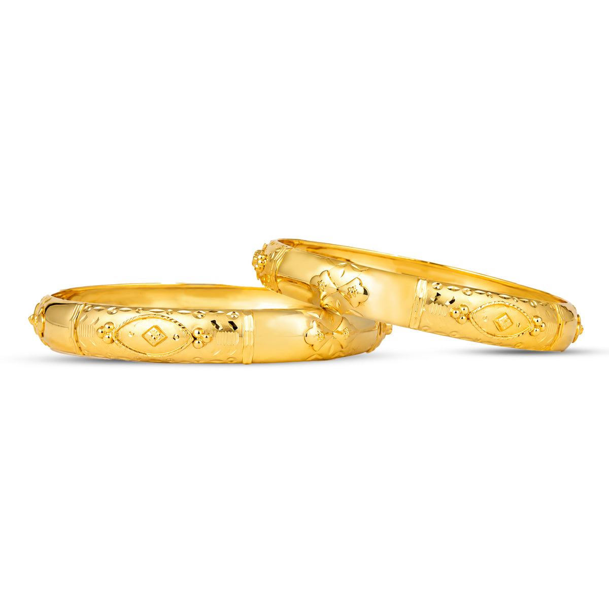 GOLD BANGLES - 2