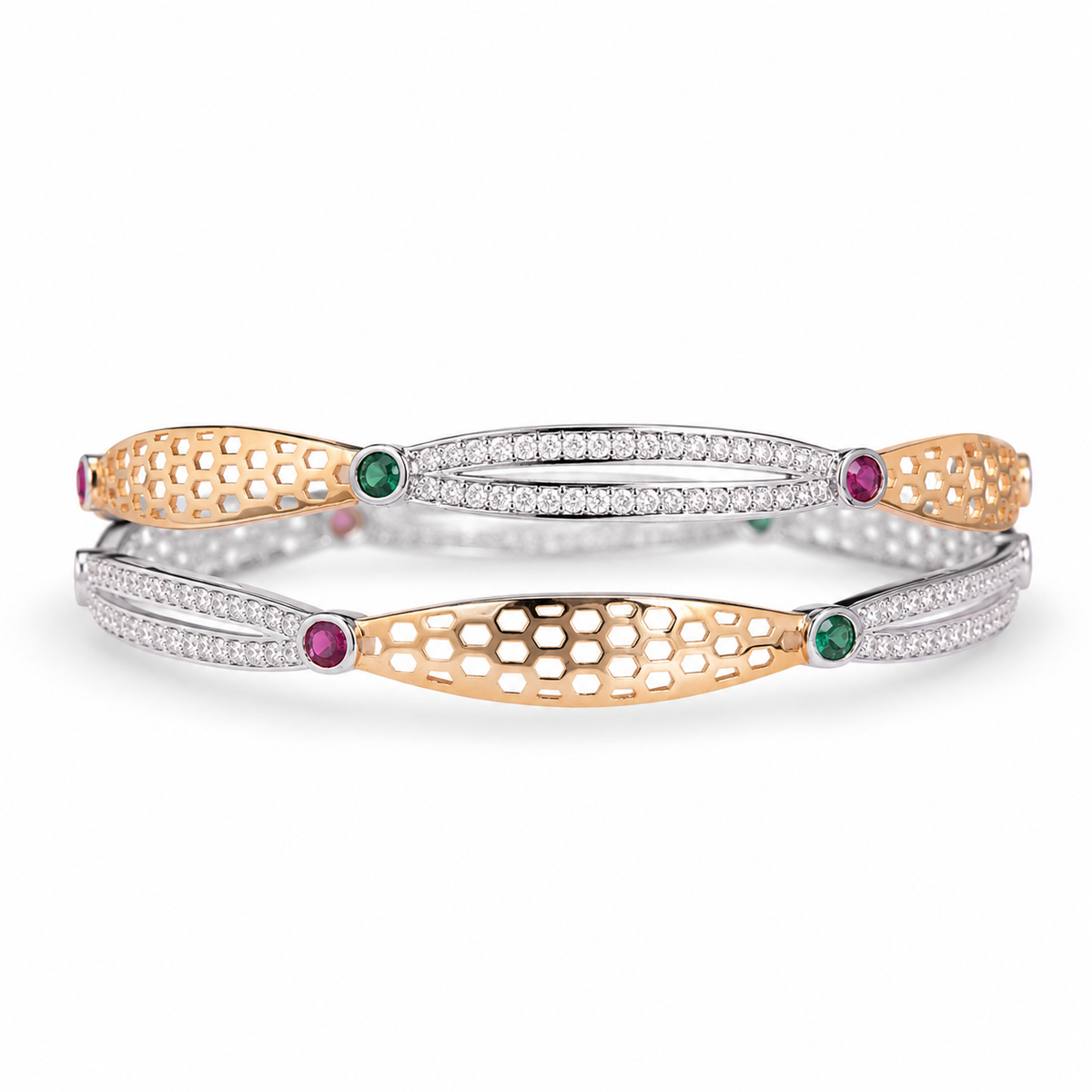 GOLD BANGLES - 9