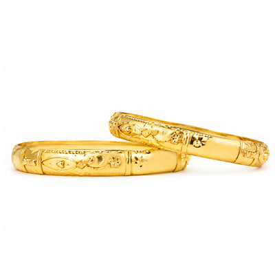 GOLD BANGLES - 3