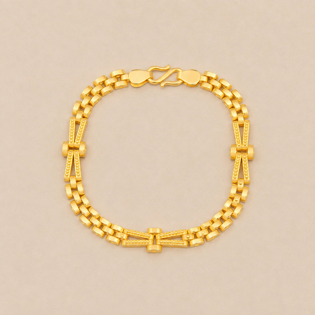 GOLD MENS BRACELET - 6