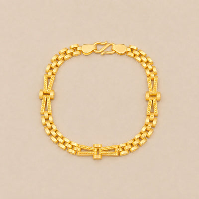 GOLD MENS BRACELET - 6