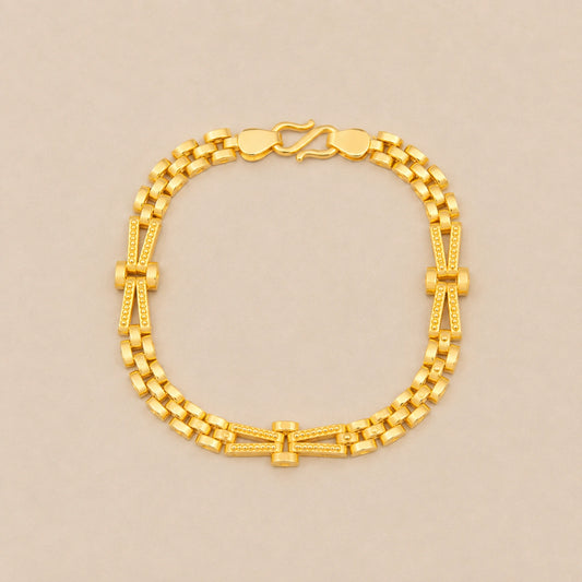 GOLD MENS BRACELET - 6