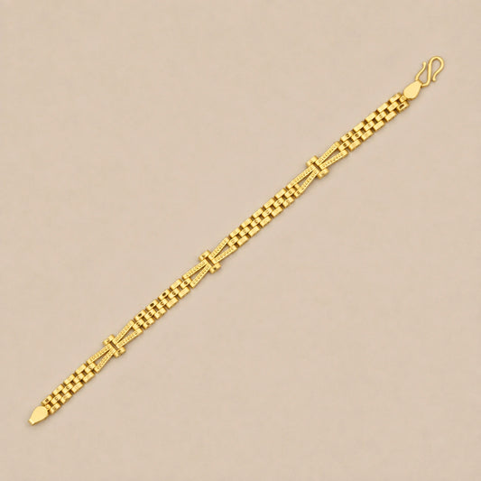 GOLD MENS BRACELET - 6