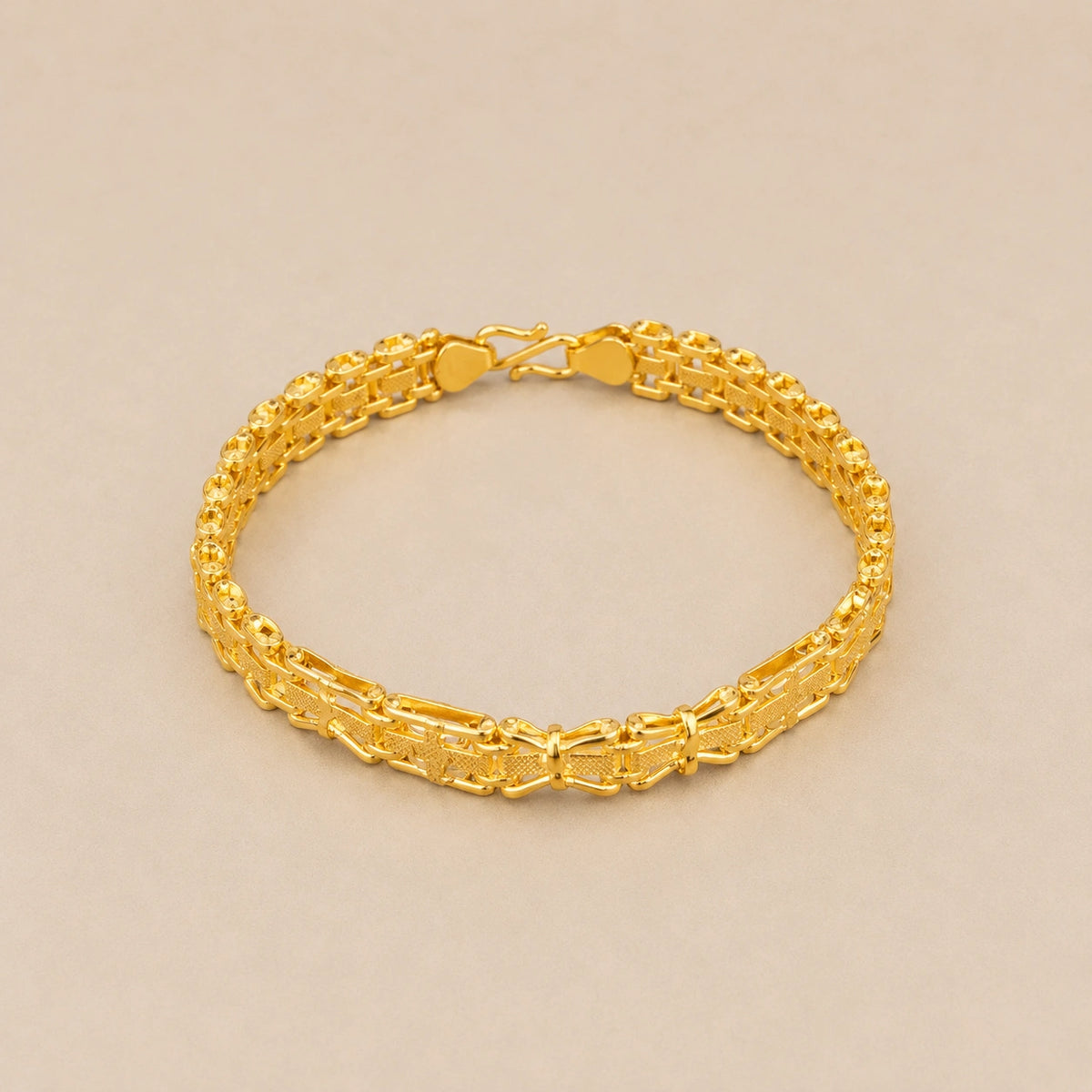 GOLD MENS BRACELET - 4