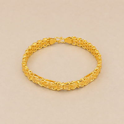 GOLD MENS BRACELET - 4