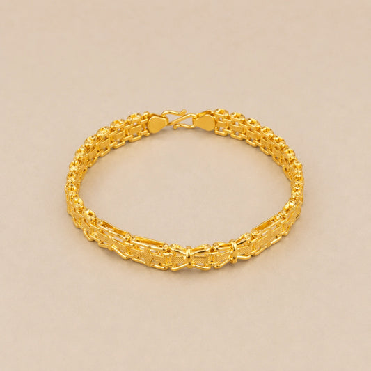 GOLD MENS BRACELET - 4