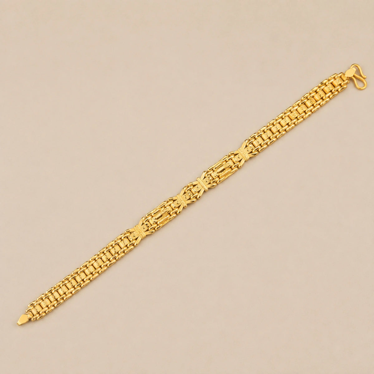 GOLD MENS BRACELET - 4