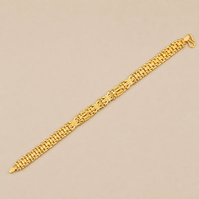 GOLD MENS BRACELET - 4