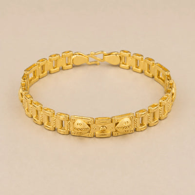 GOLD MENS BRACELET -5