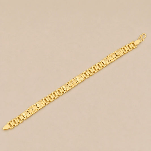 GOLD MENS BRACELET -5