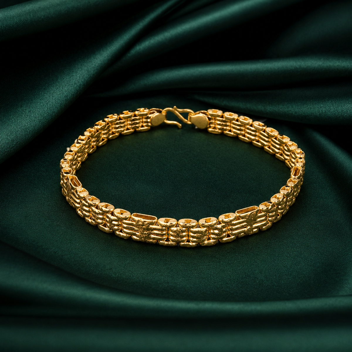 Men's Classic Woven Link Bracelet