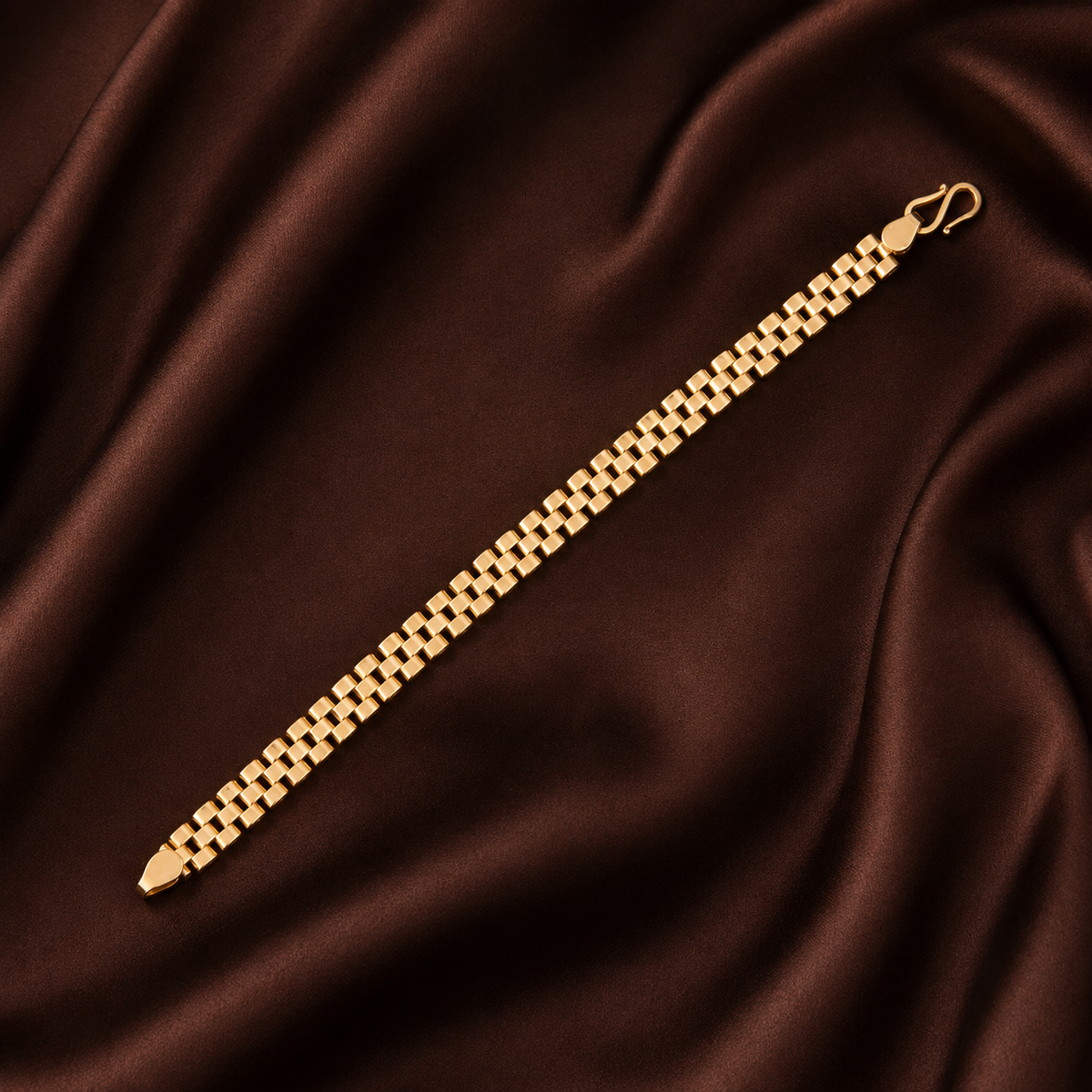 Men's Slim Double-Link Bracelet