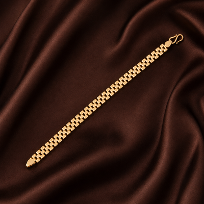 Men's Slim Double-Link Bracelet
