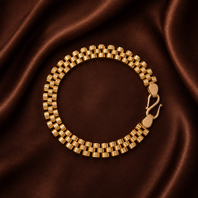 Men's Slim Double-Link Bracelet