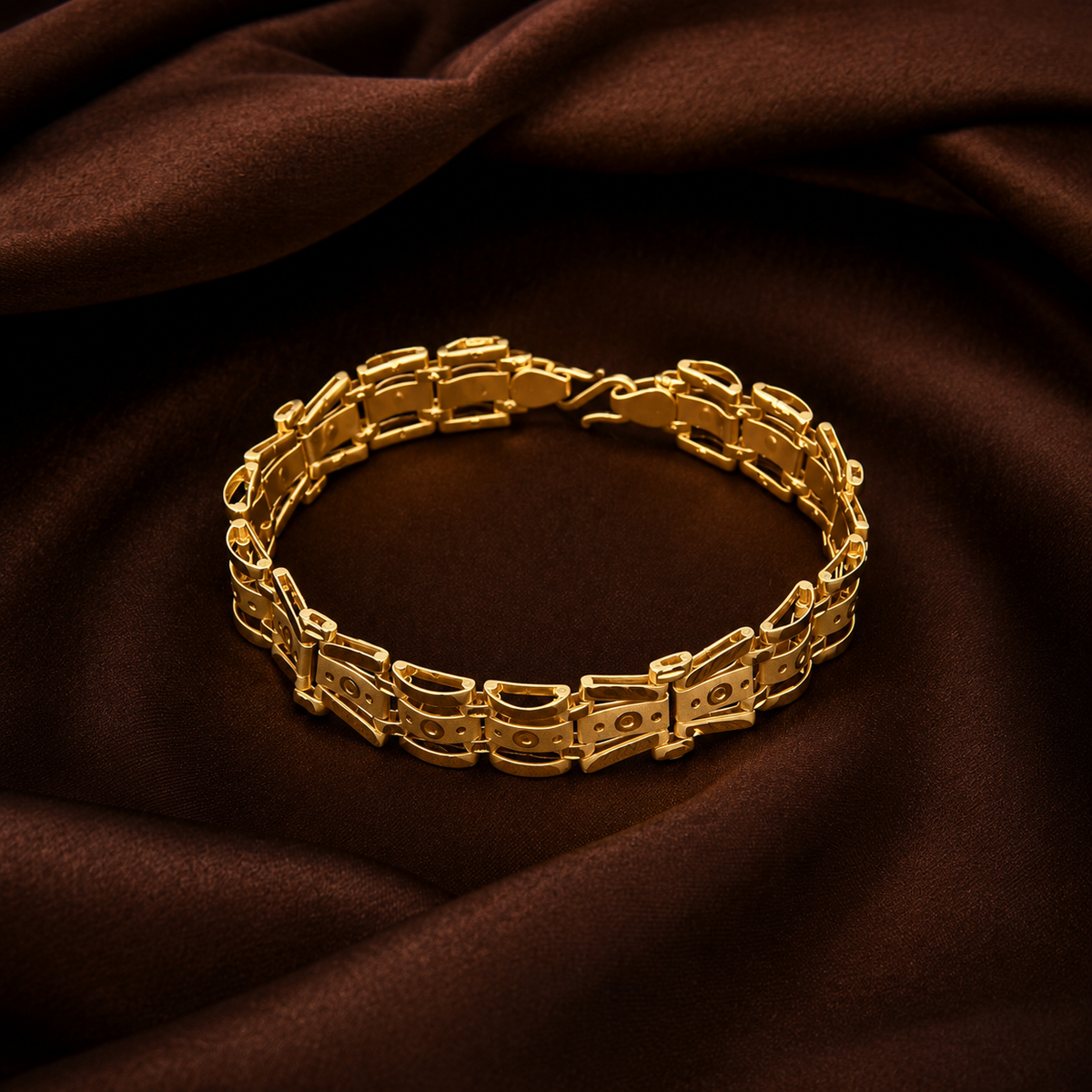 Men's Textured Multi-Link Bracelet
