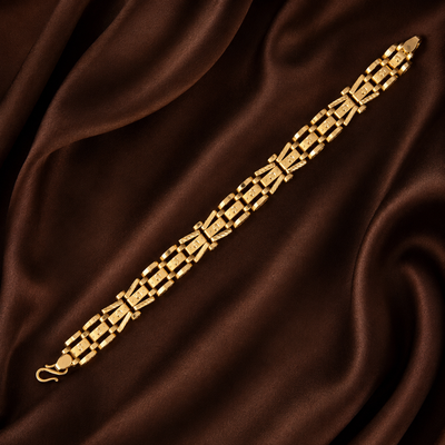 Men's Textured Multi-Link Bracelet