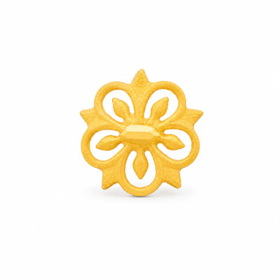 Layered Floral Petal Nose Pin
