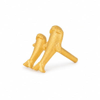 Sculpted Bird Motif Nose Pin