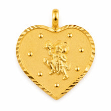 Ornate Heart-Shaped Devotional Pendant