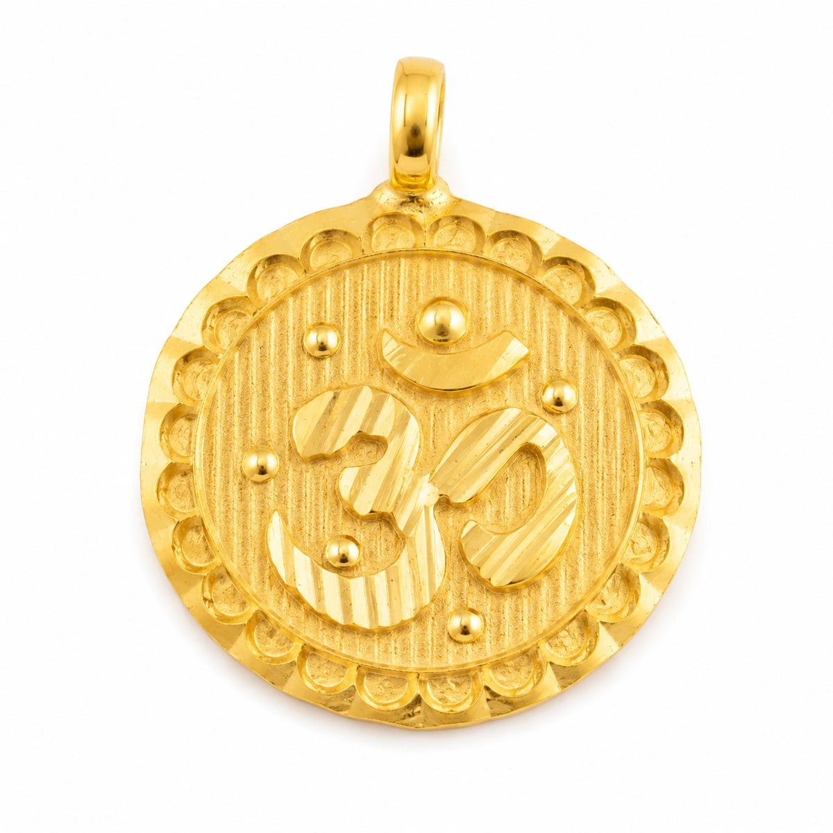 Hexagonal Geometric Frame Devotional Pendant