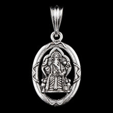 Detailed Ganesha Silver Pendant