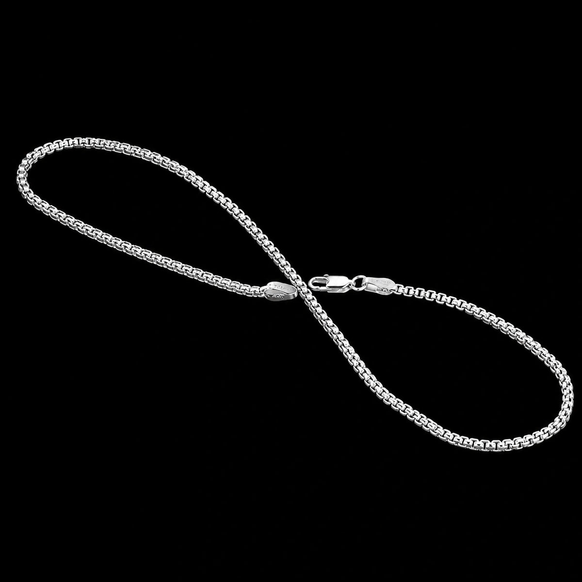 Classic Box Link Silver Chain