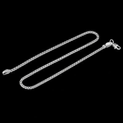 Classic Box Link Silver Chain